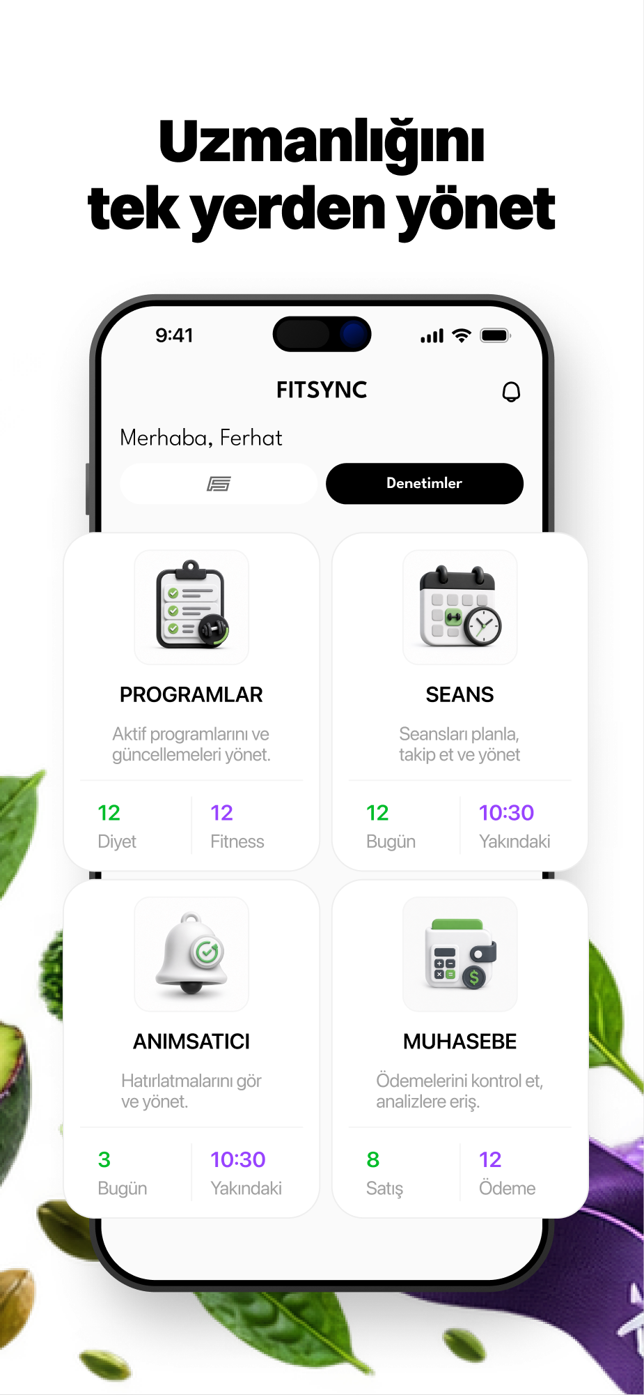 FitSync - Uzmanlığını tek yerden yönet