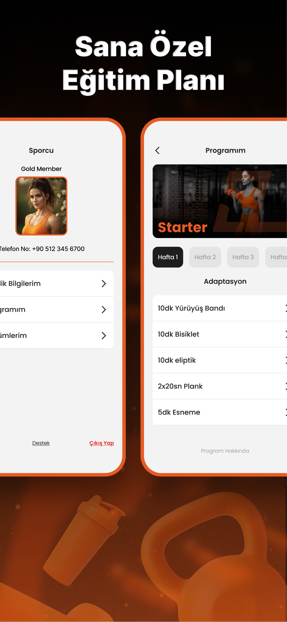 SportyLuxe - Sana özel eğitim planı